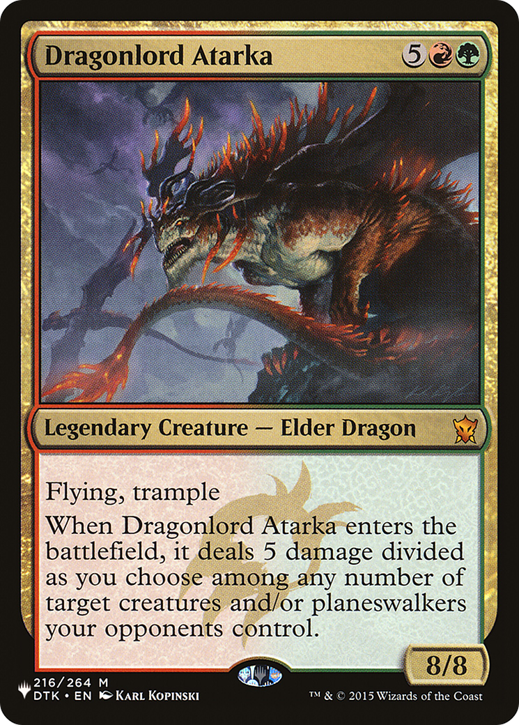 Image of Dragonlord Atarka [The List]