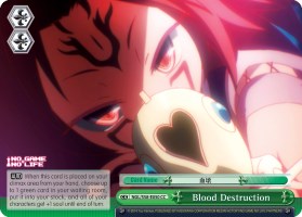 Image of Blood Destruction (NGL/S58-E050 CC) [No Game No Life]