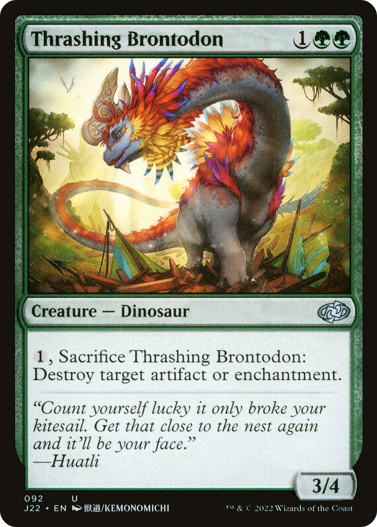 Image of Thrashing Brontodon [Jumpstart 2022]