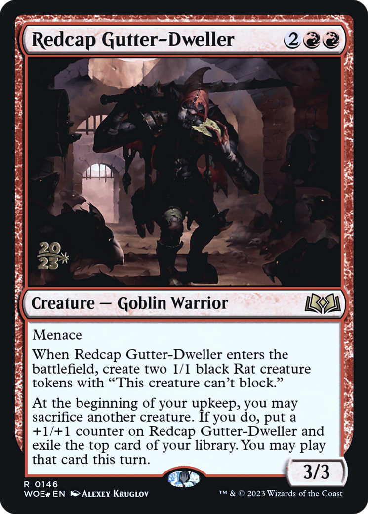 Image of Redcap Gutter-Dweller [Wilds of Eldraine Prerelease Promos]