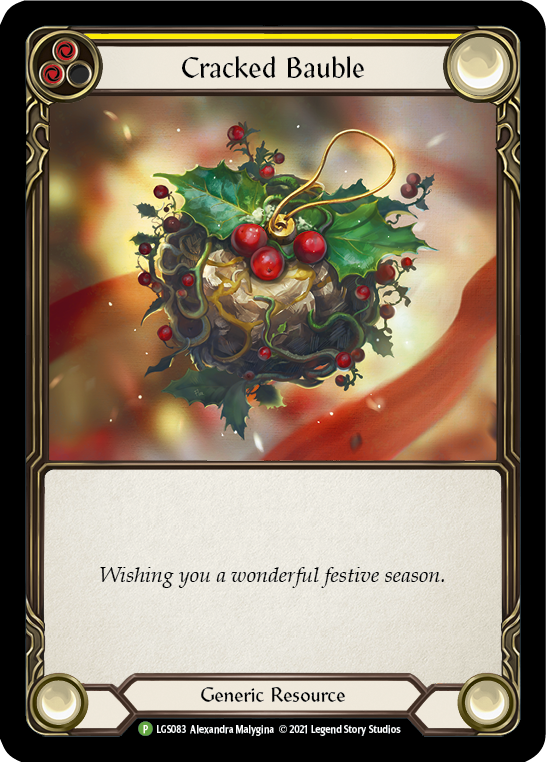 Image of Cracked Bauble (Holiday 2021) [LGS083] (Promo)  Cold Foil