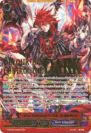 Image of One Steeped in Sin, Scharhrot (SGR) (G-BT08/002EN) [Absolute Judgment]