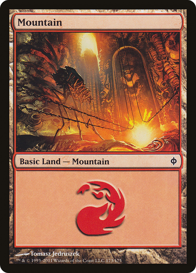 Image of Mountain (173) [New Phyrexia]