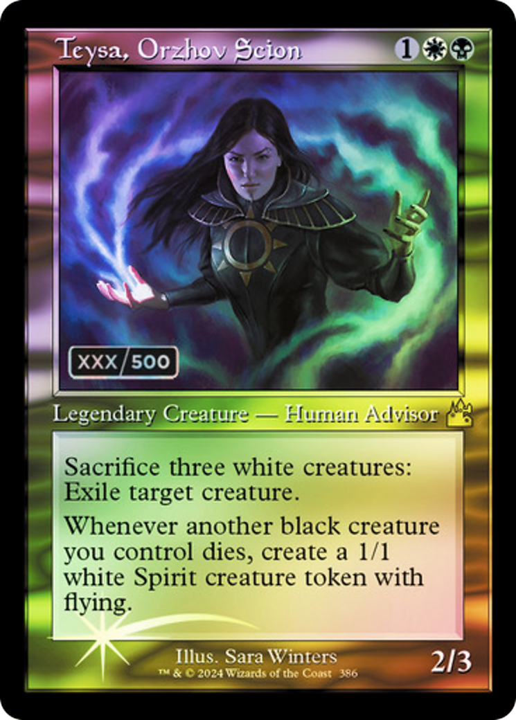 Image of Teysa, Orzhov Scion (Retro) (Serialized) [Ravnica Remastered]