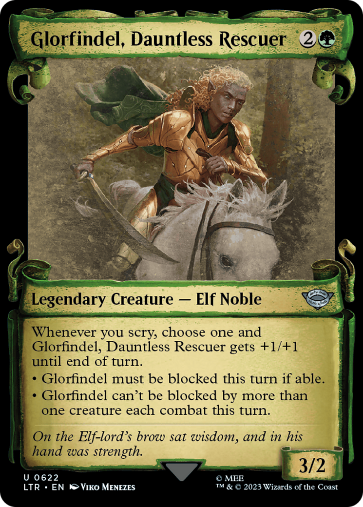 Image of Glorfindel, Dauntless Rescuer [The Lord of the Rings: Tales of Middle-Earth Showcase Scrolls]
