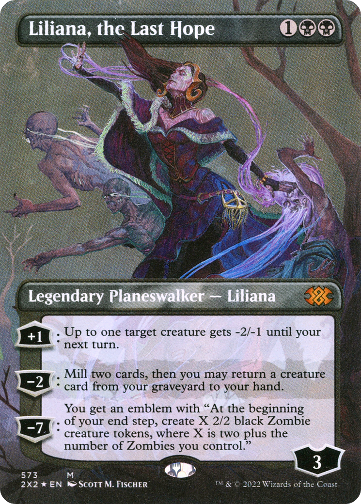 Image of Liliana, the Last Hope (Textured Foil) [Double Masters 2022]
