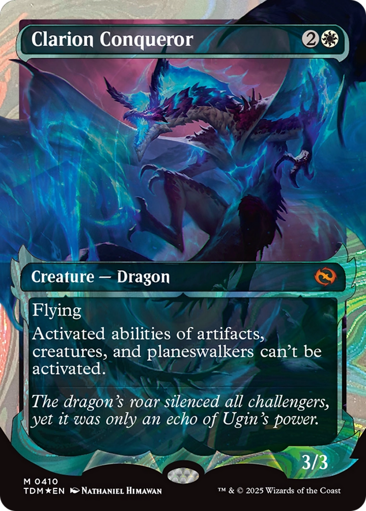 Image of Clarion Conqueror (Showcase) (Halo Foil) [Tarkir: Dragonstorm]