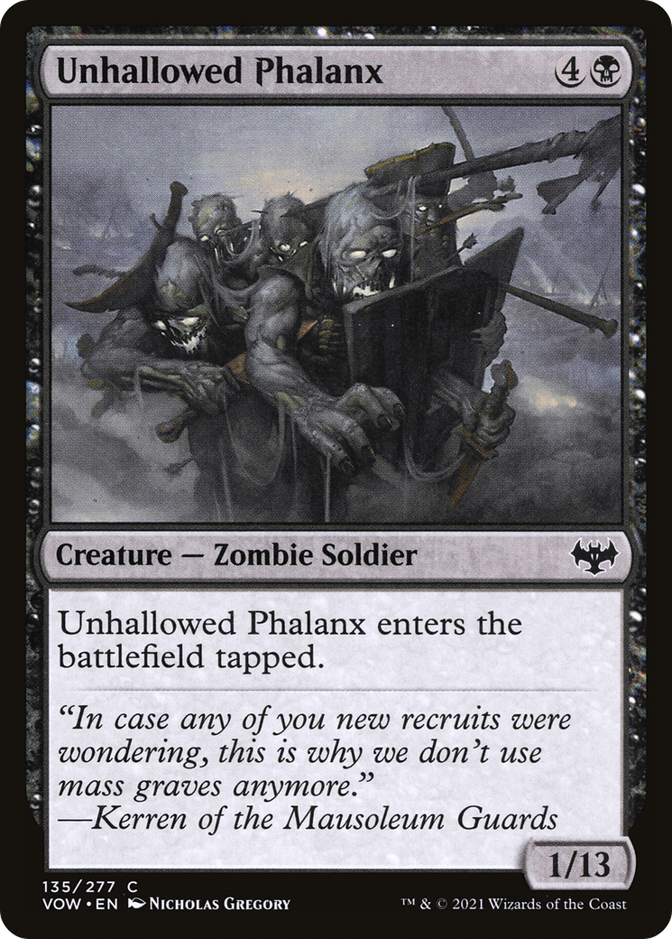 Image of Unhallowed Phalanx [Innistrad: Crimson Vow]