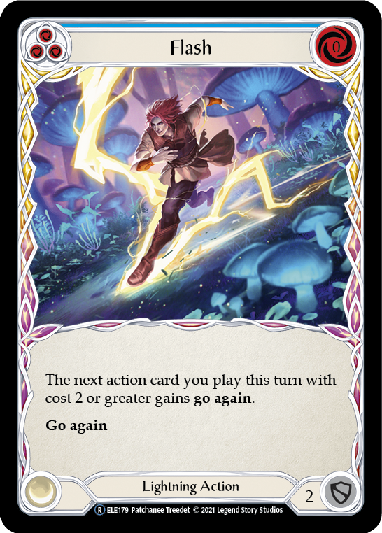 Image of Flash (Blue) [U-ELE179] (Tales of Aria Unlimited)  Unlimited Normal