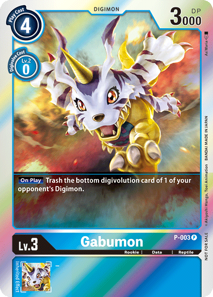 Image of Gabumon [P-003] [Promotional Cards]