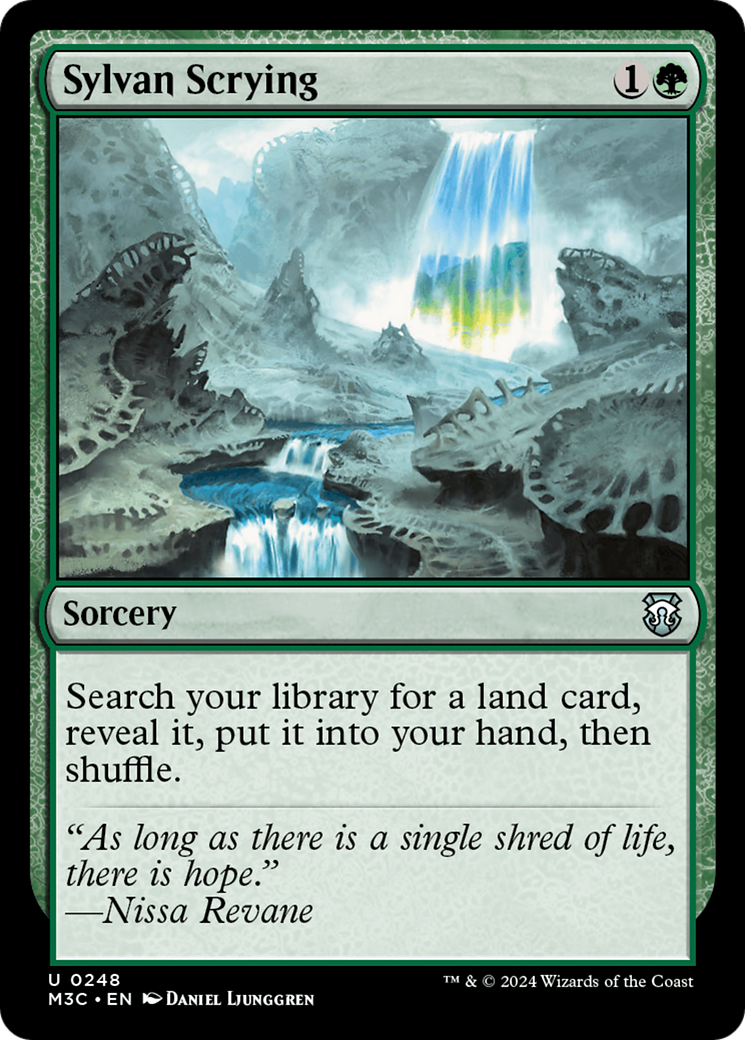 Image of Sylvan Scrying [Modern Horizons 3 Commander]