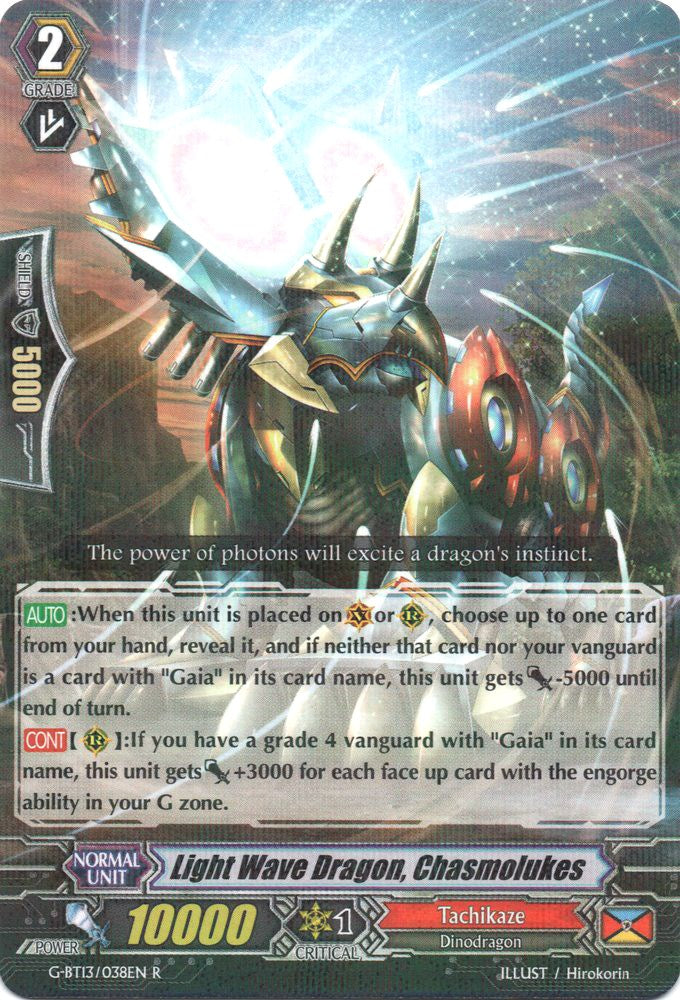 Image of Light Wave Dragon, Chasmolukes (G-BT13/038EN) [Ultimate Stride]