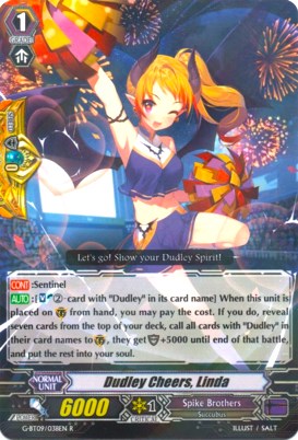 Image of Dudley Cheers, Linda (G-BT09/038EN) [Divine Dragon Caper]