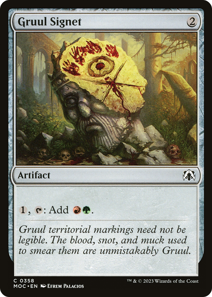 Image of Gruul Signet [March of the Machine Commander]