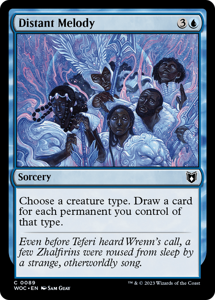 Image of Distant Melody [Wilds of Eldraine Commander]