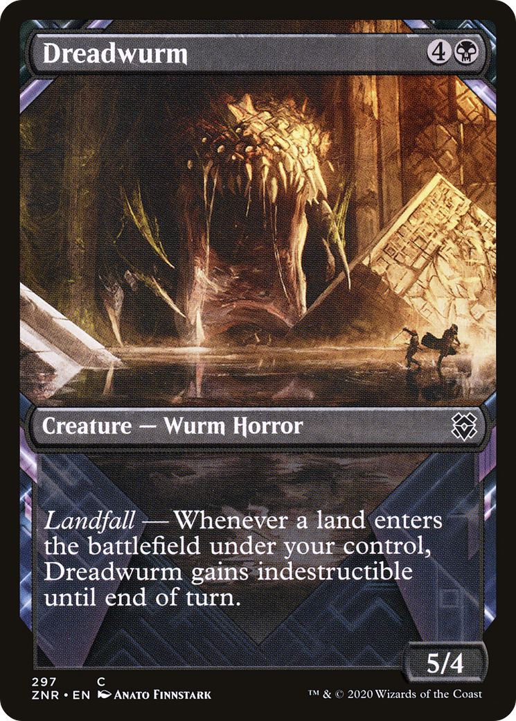 Image of Dreadwurm (Showcase) [Zendikar Rising]