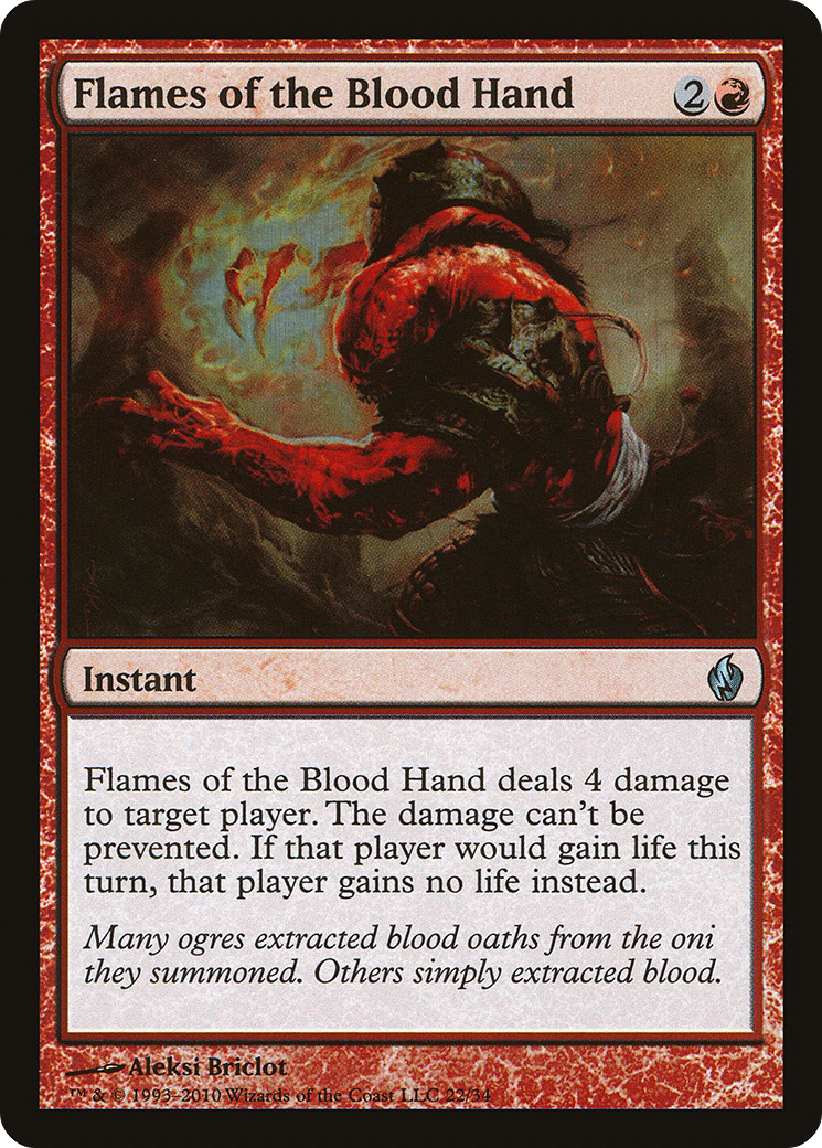 Image of Flames of the Blood Hand [Premium Deck Series: Fire and Lightning]