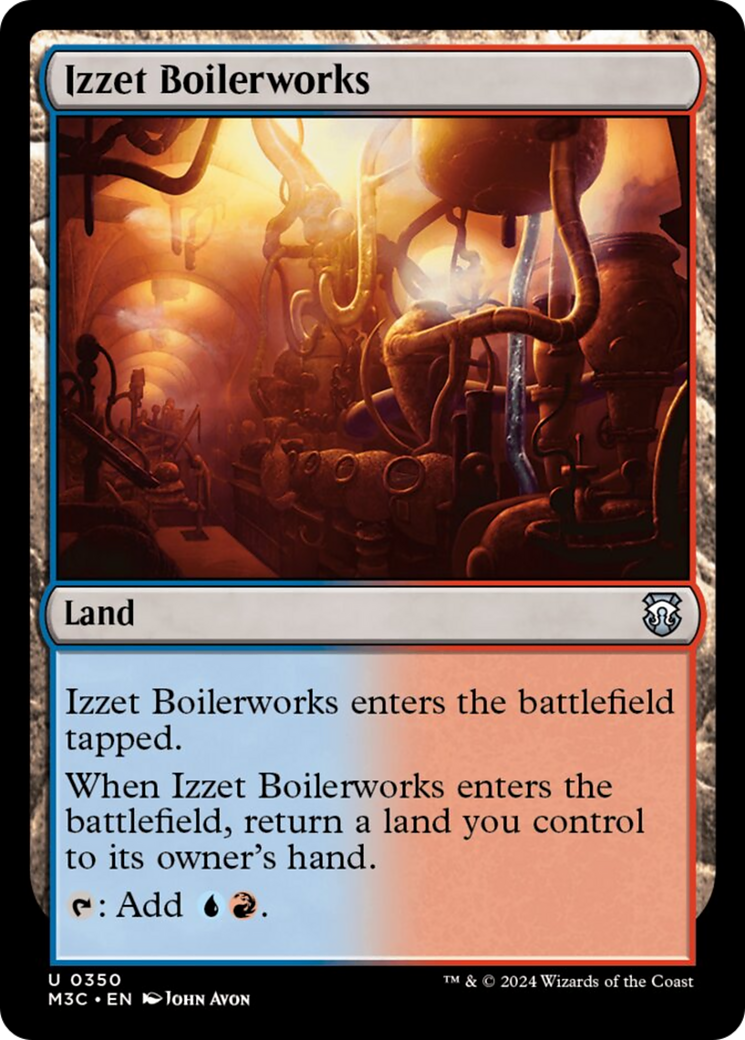 Image of Izzet Boilerworks (Ripple Foil) [Modern Horizons 3 Commander]