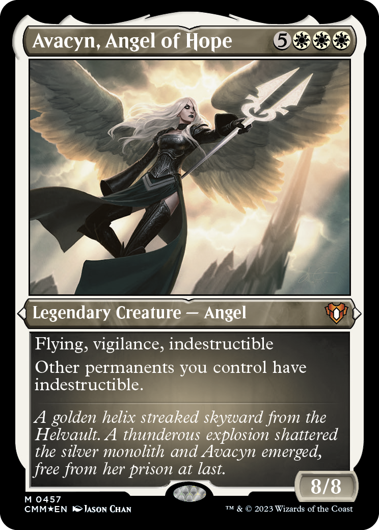 Image of Avacyn, Angel of Hope (Foil Etched) [Commander Masters]