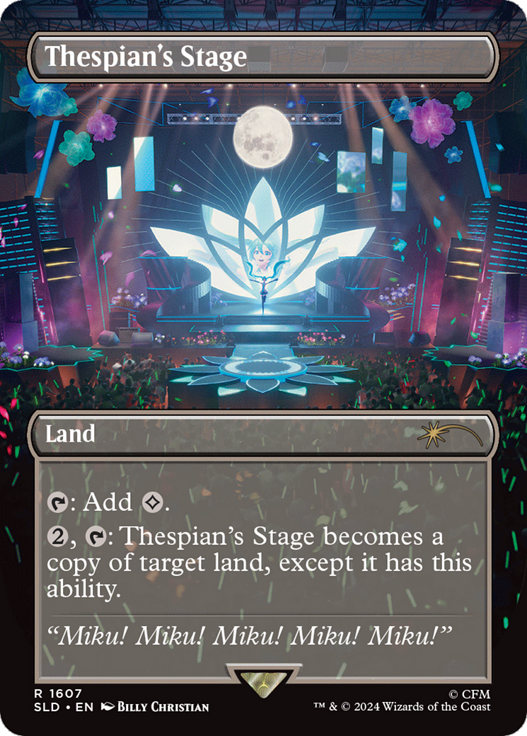 Image of Thespian's Stage (SLD-1607) - Secret Lair Drop (Borderless) Foil