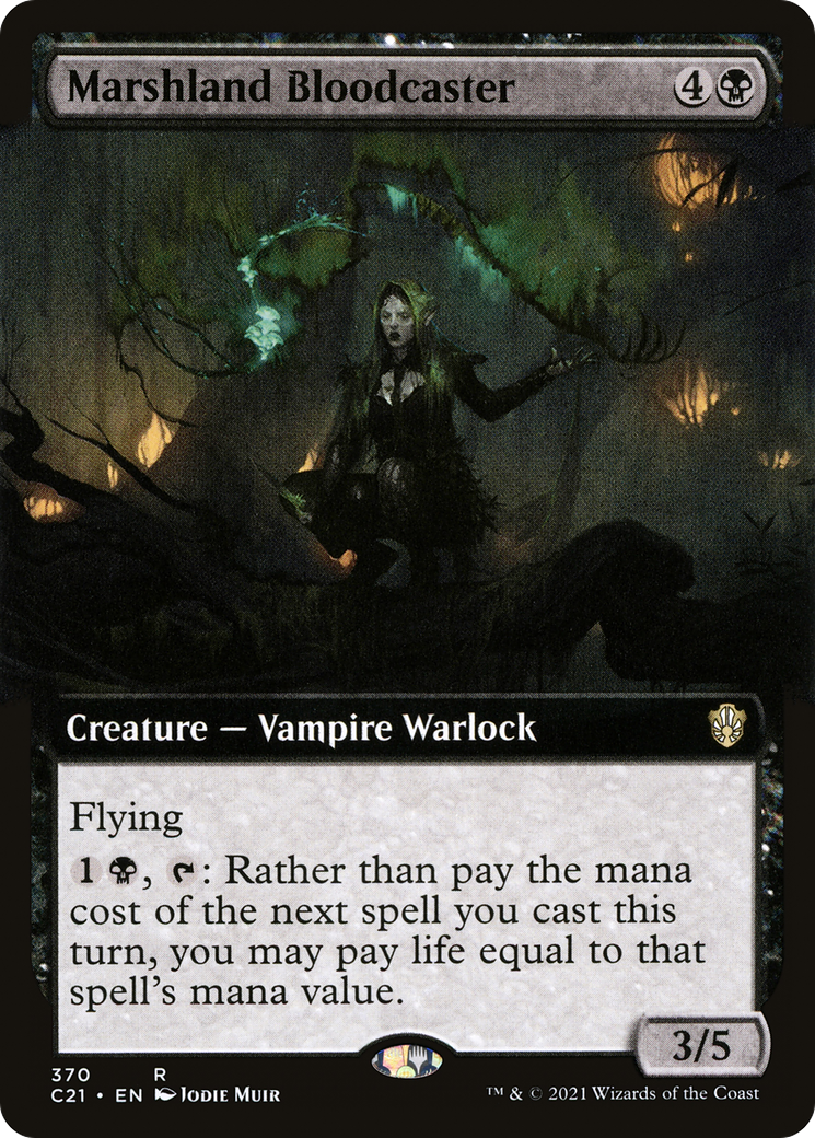 Image of Marshland Bloodcaster (Extended Art) [Commander 2021]