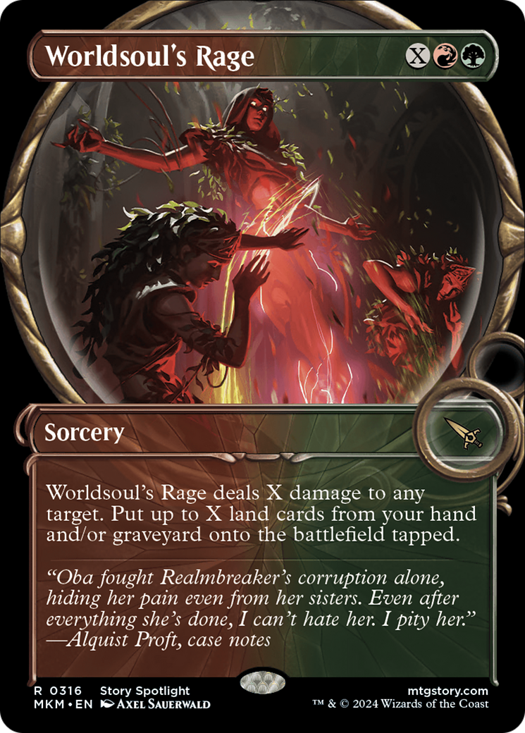 Image of Worldsoul's Rage (Showcase) [Murders at Karlov Manor]