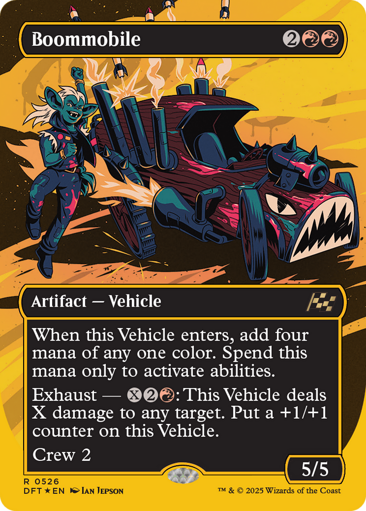 Image of Boommobile (Borderless) (First-Place Foil) [Aetherdrift]