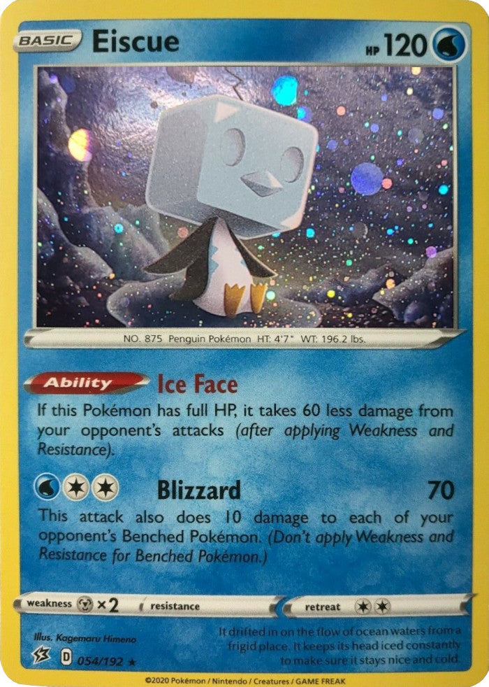 Image of Eiscue (054/192) (Cosmos Holo) [Sword & Shield: Rebel Clash]