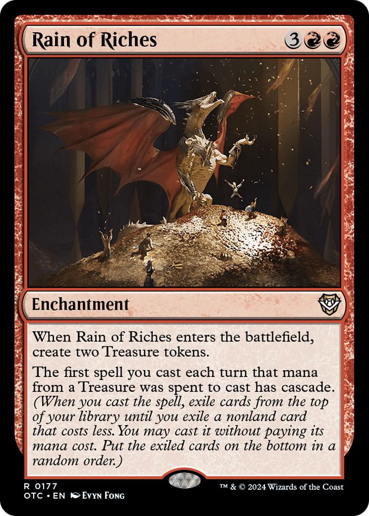 Image of Rain of Riches [Outlaws of Thunder Junction Commander]