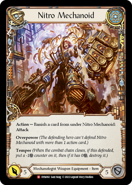 Image of Construct Nitro Mechanoid // Nitro Mechanoid [DYN092] (Dynasty)  Cold Foil