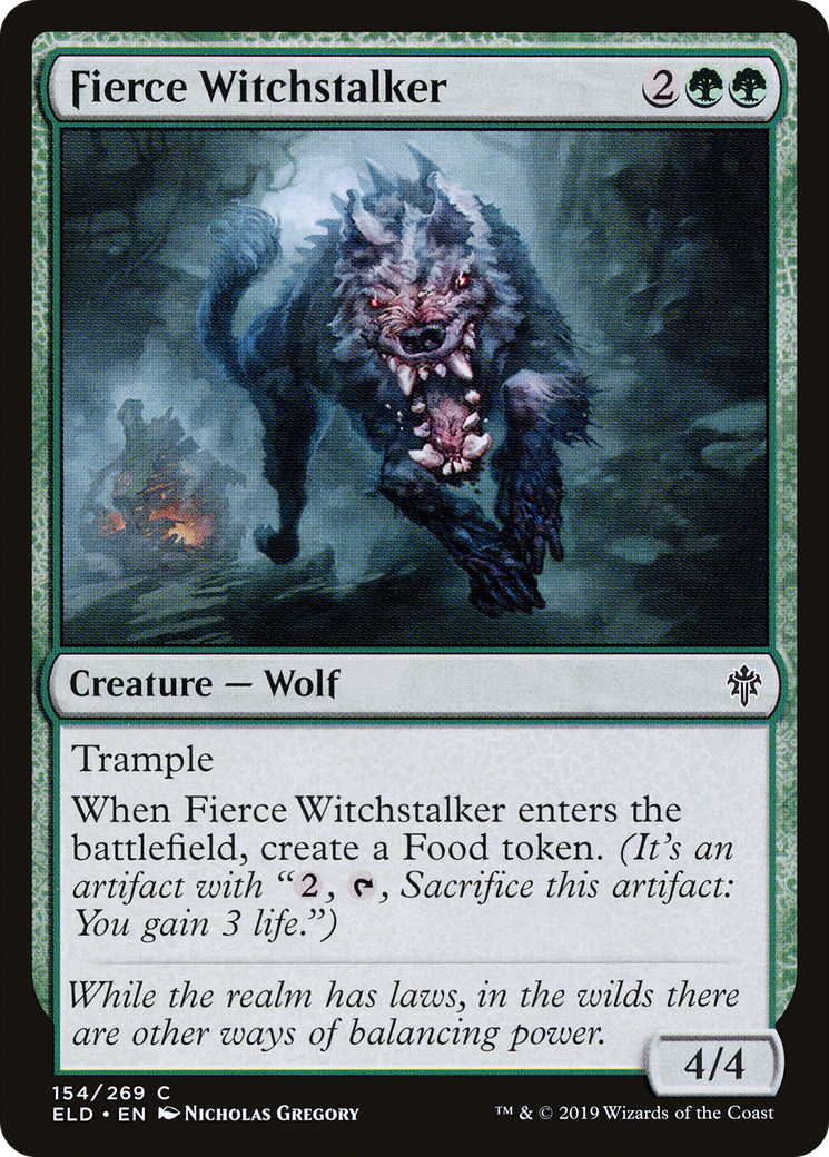 Image of Fierce Witchstalker [Throne of Eldraine]