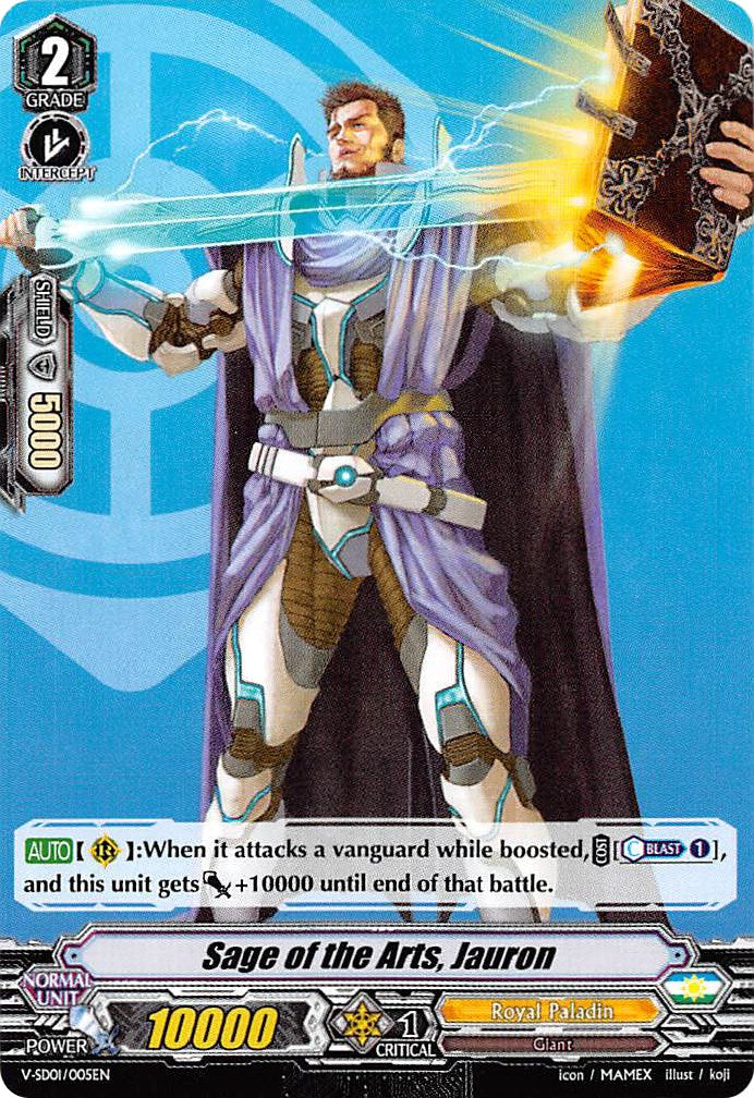 Image of Sage of the Arts, Jauron (V-SD01/005EN) [2018 Free Experience Deck 