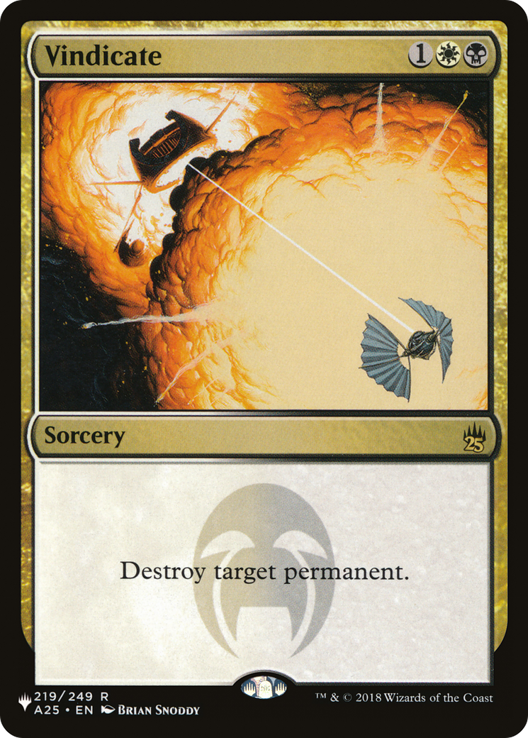 Image of Vindicate [The List]