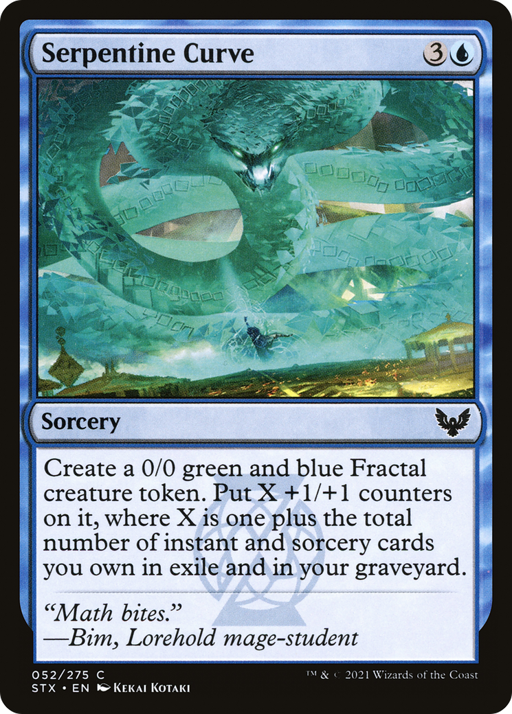 Image of Serpentine Curve [Strixhaven: School of Mages]