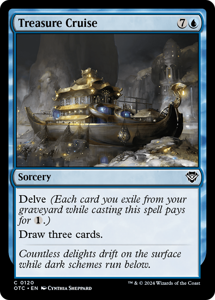 Image of Treasure Cruise [Outlaws of Thunder Junction Commander]