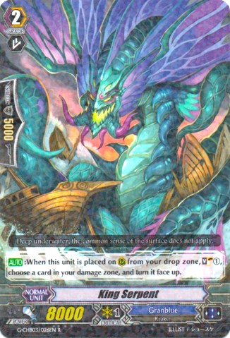 Image of King Serpent (G-CHB03/026EN) [Rummy Labyrinth Under the Moonlight]
