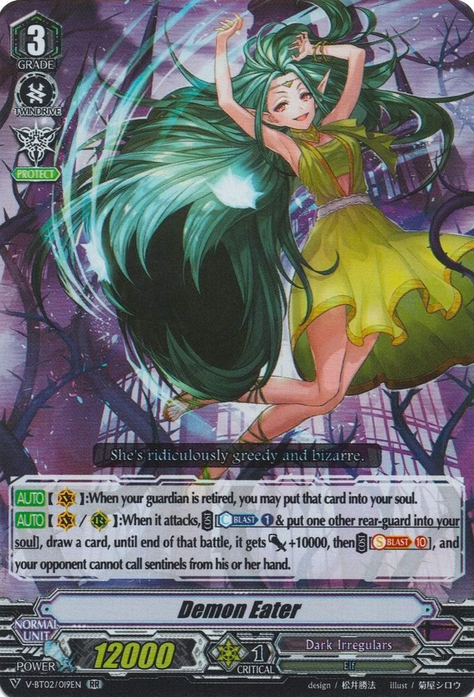Image of Demon Eater (V-BT02/019EN) [Strongest! Team AL4]