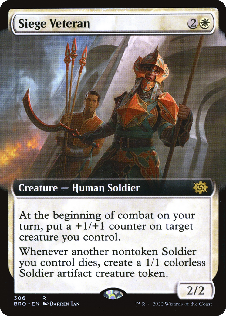 Image of Siege Veteran (Extended Art) [The Brothers' War]