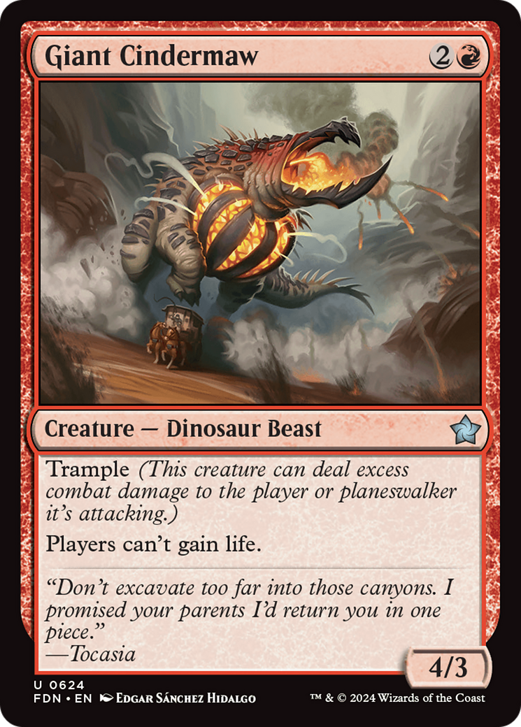 Image of Giant Cindermaw [Foundations]