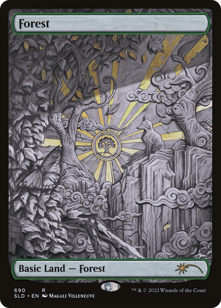 Image of Forest (690) (Sketch) [Secret Lair Drop Promos]