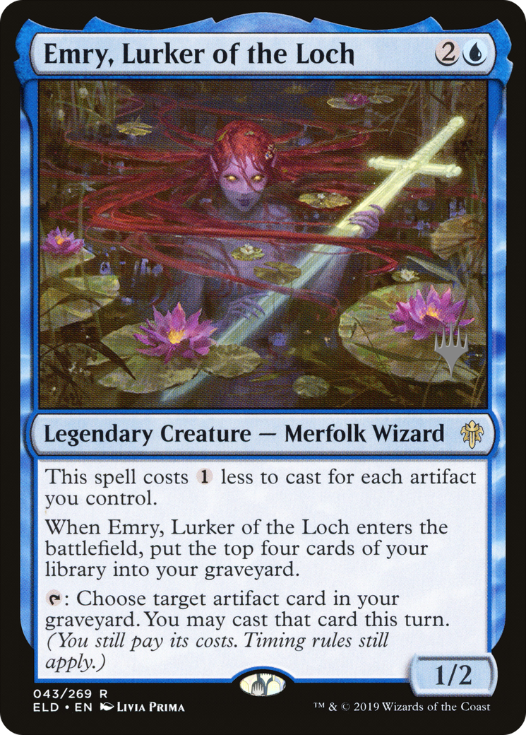 Image of Emry, Lurker of the Loch (Promo Pack) [Throne of Eldraine Promos]