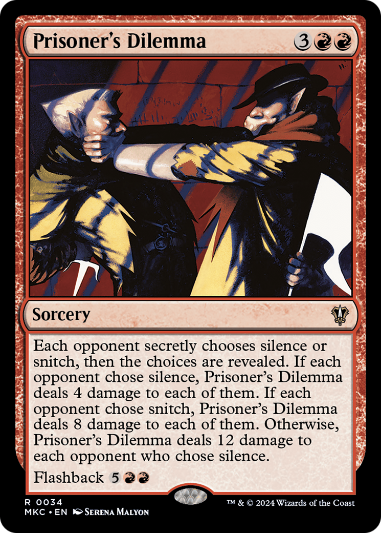 Image of Prisoner's Dilemma [Murders at Karlov Manor Commander]