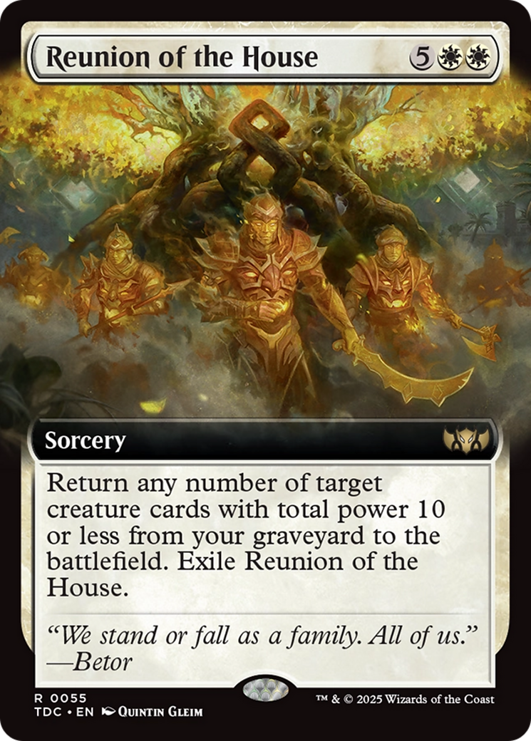 Image of Reunion of the House (Extended Art) [Tarkir: Dragonstorm Commander]