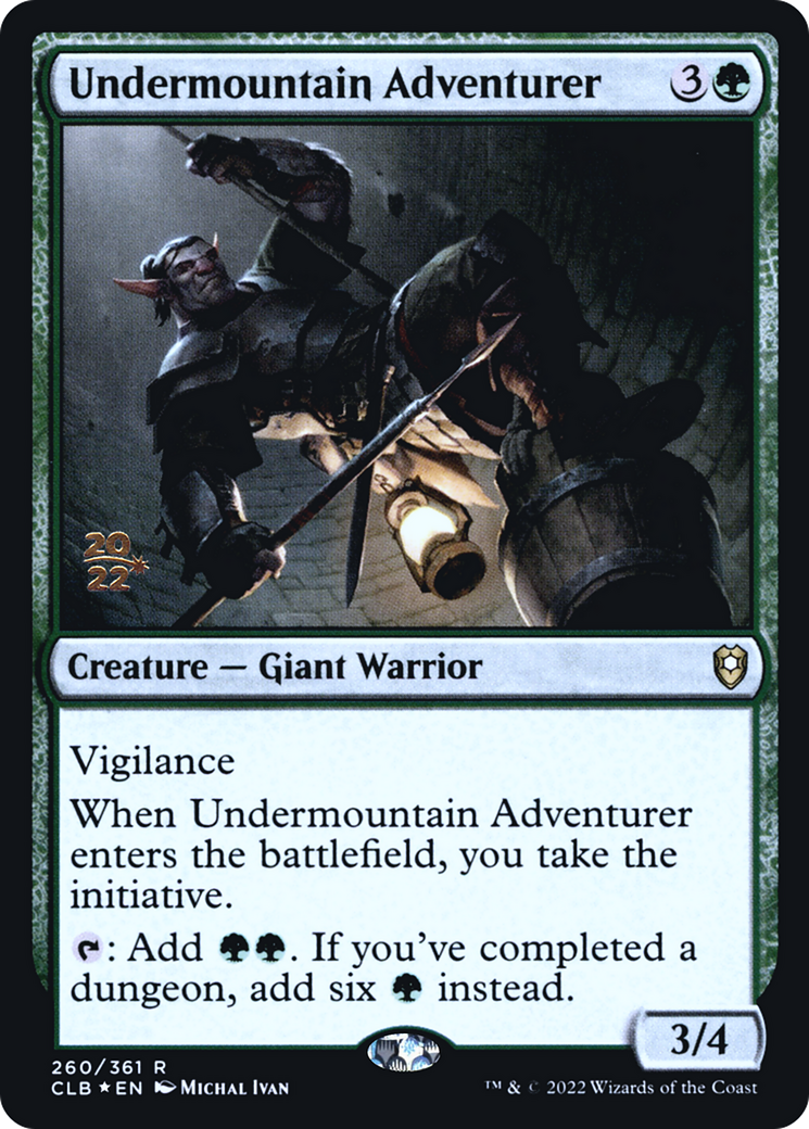 Image of Undermountain Adventurer [Commander Legends: Battle for Baldur's Gate Prerelease Promos]