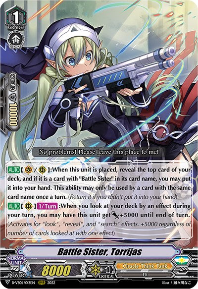 Image of Battle Sister, Torrijas (D-VS05/013EN) [V Clan Collection Vol.5]