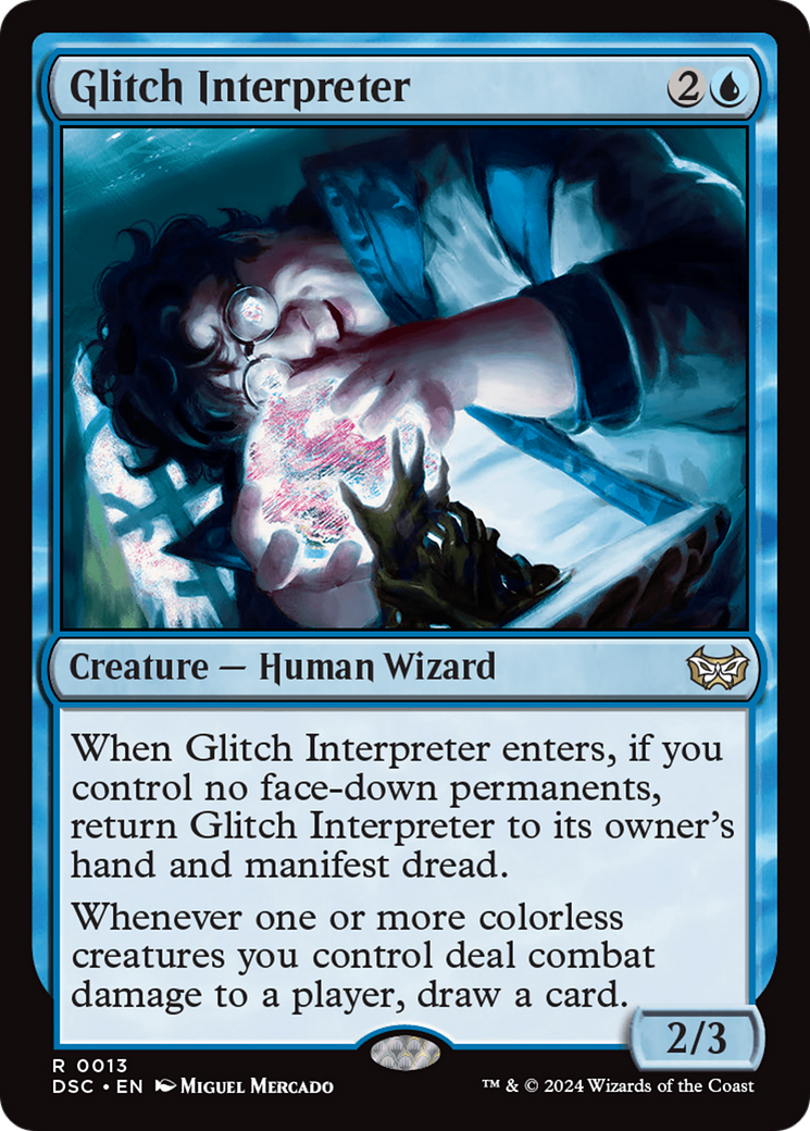 Image of Glitch Interpreter [Duskmourn: House of Horror Commander]