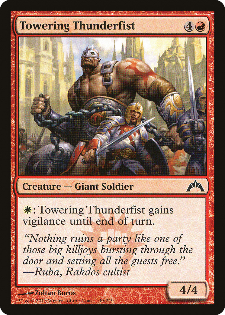 Image of Towering Thunderfist [Gatecrash]
