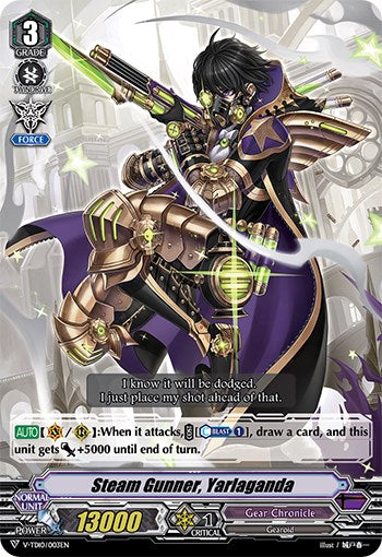 Image of Steam Gunner, Yarlaganda (Parallel Foil) (V-TD10/003EN) [Chronojet]