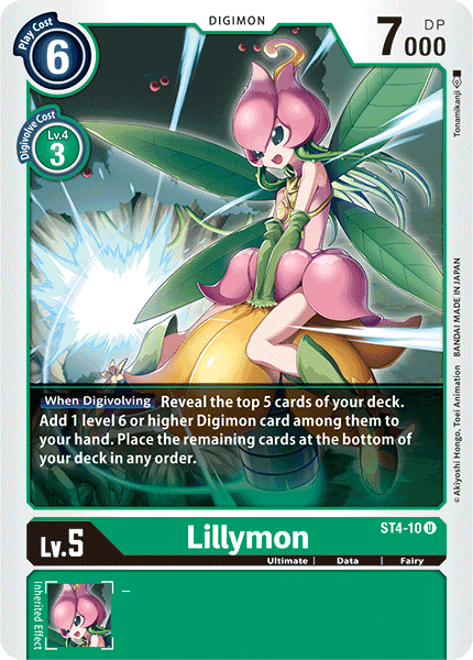 Image of Lillymon [ST4-10] [Starter Deck: Giga Green]