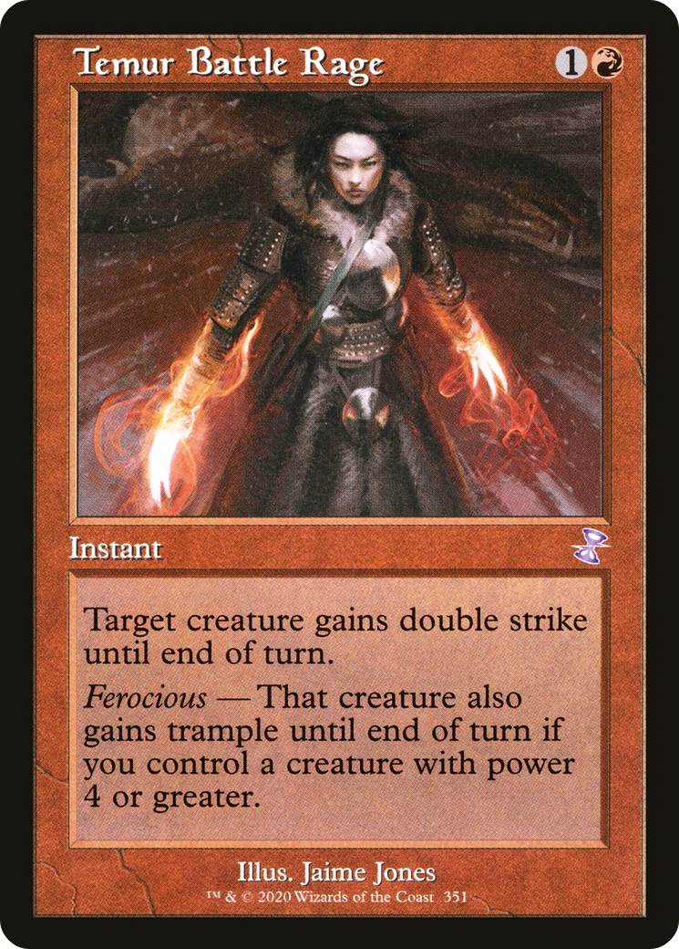 Image of Temur Battle Rage (Timeshifted) [Time Spiral Remastered]